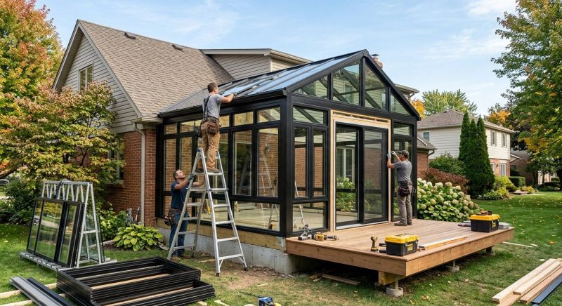 Four Season Room Installation in Dallas, TX