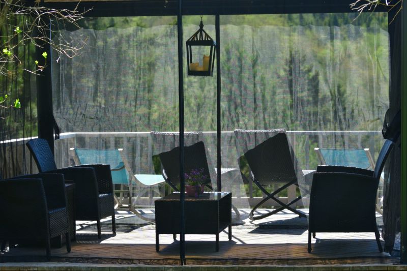 Screened Patio with Outdoor Furniture